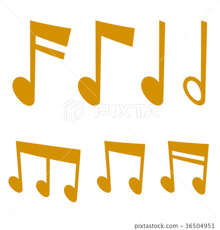 Notes music melody colorfull musician symbols 36504951