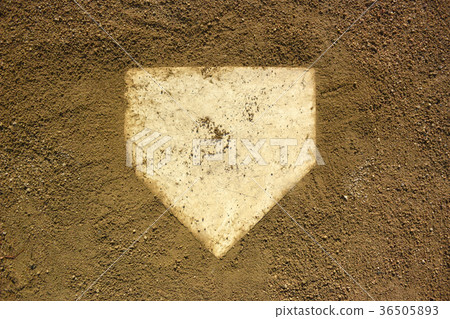 Home base with a little sand 36505893