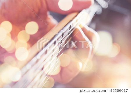 man playing electric guitar man playing electric guitar 36506017