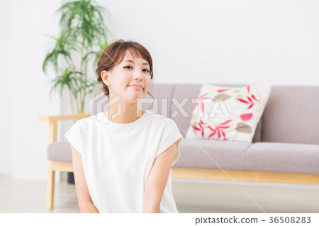 A woman with a smile A woman with a smile 36508283