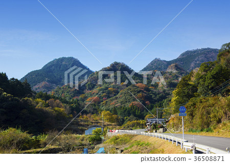 Kunisaki Peninsula, Hunsozan Autumn leaves Kunisaki Peninsula, Hunsozan Autumn leaves 36508871