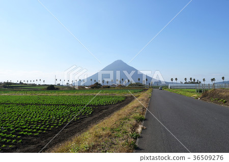 Kaimondake seen from the vicinity of Yamakawa beach children water 36509276