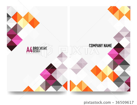 Square business a4 brochure cover design, flyer Square business a4 brochure cover design, flyer 36509617