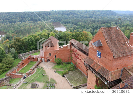 Turaida城堡Gauja國家公園拉脫維亞歐洲 36510681
