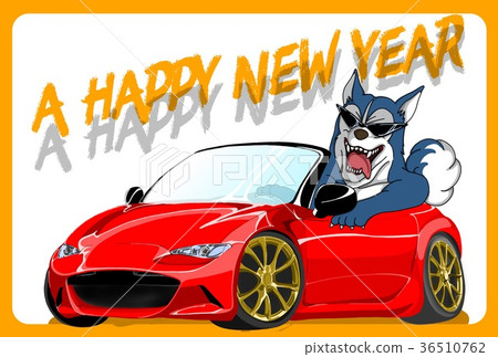 New year's card 36510762