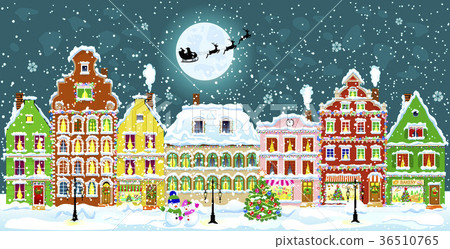 City on Christmas Eve City on Christmas Eve 36510765