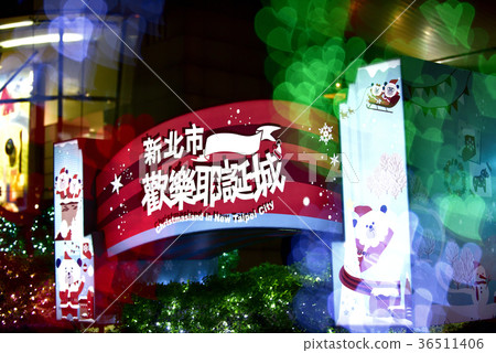 夜景,聖誕節,耶誕節,麋鹿,歡樂聖誕節,節慶,氣氛,平安夜,西洋節日,新年,聖誕氣氛 36511406