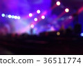 Defocused dark concert background 36511774