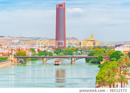 View of the city of Seville . 36512573