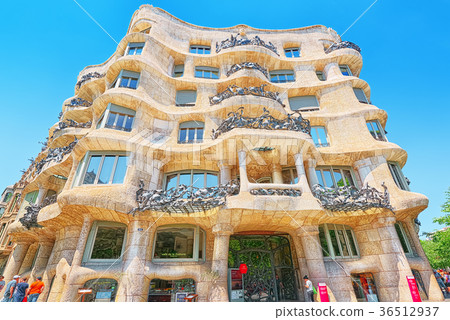 Casa Mila- known as La Pedrera . Casa Mila- known as La Pedrera . 36512937