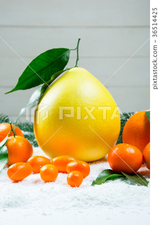Fresh mandarins, oranges, pomelo, kumquat, Fresh mandarins, oranges, pomelo, kumquat, 36514425