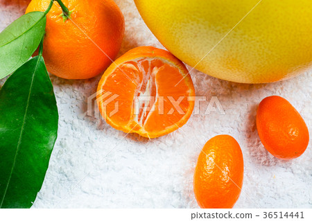 Fresh mandarins, oranges, pomelo, kumquat, Fresh mandarins, oranges, pomelo, kumquat, 36514441