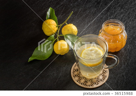 Yuzu tea herbal tea Herbal tea of citrus in Japan Yuzu tea herbal tea Herbal tea of citrus in Japan 36515988