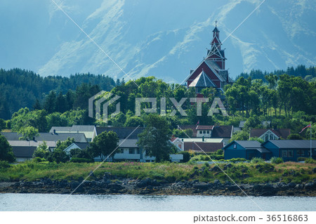 Church on the Lofoten islands in Norway 36516863