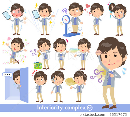 Jacket blue vest men_complex 36517673