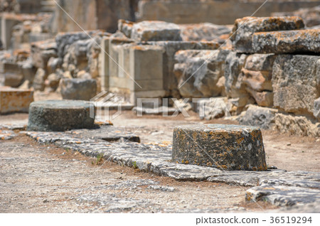 Phaistos palace archaeological site on Crete Phaistos palace archaeological site on Crete 36519294