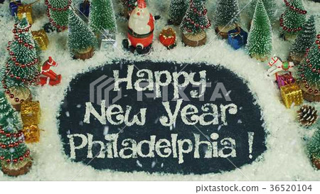 Stop motion animation of Happy New Year Stop motion animation of Happy New Year 36520104
