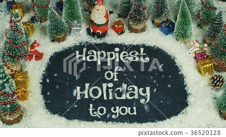 Stop motion animation of Happiest of Holiday to Stop motion animation of Happiest of Holiday to 36520128