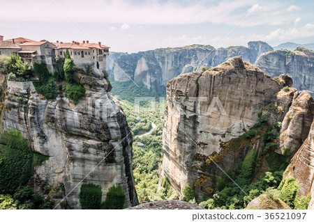 Panoramic view of Meteora Greece 36521097