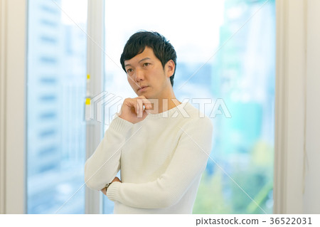 Office casual plain clothes casual businessman middle-class employee business image Office casual plain clothes casual businessman middle-class employee business image 36522031