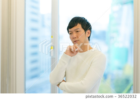 Office casual plain clothes casual businessman middle-class employee business image Office casual plain clothes casual businessman middle-class employee business image 36522032