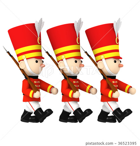 Toy soldier 3D illustration 05 Toy soldier 3D illustration 05 36523395