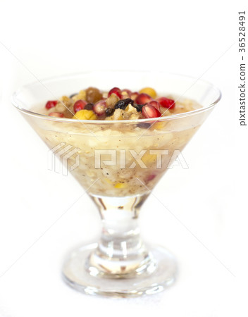 Turkish dessert Asure from boiled cereals Turkish dessert Asure from boiled cereals 36528491