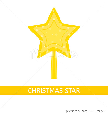 Christmas Decoration Star Isolated 36529725