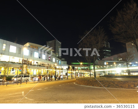 Kawasaki station night view Kawasaki station night view 36530115