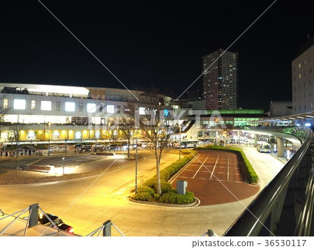 Kawasaki station night view Kawasaki station night view 36530117