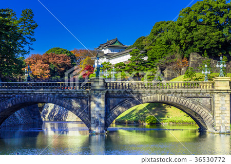 Double bridge of the Imperial Gaien (Main gate stone bridge) 36530772