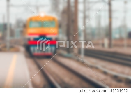 Passenger train - blurred image Passenger train - blurred image 36531022