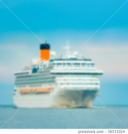 White cruise liner - blurred image White cruise liner - blurred image 36531024