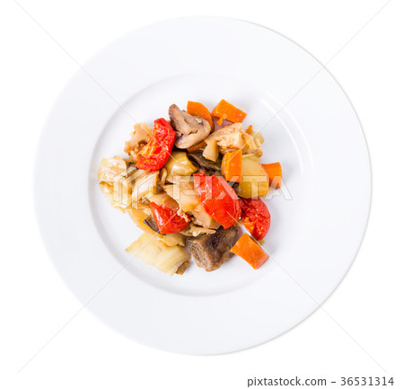 Baked vegetables mix. 36531314