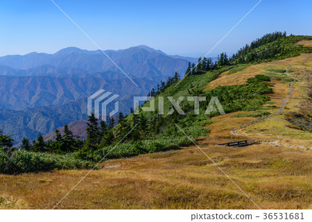 Nakamondake和遠景山脈 Nakamondake和遠景山脈 36531681