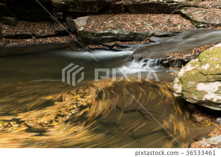 Akameshi 48 waterfall and colored leaves 36533461
