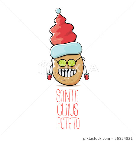 vector funky comic cartoon cute brown smiling 36534821