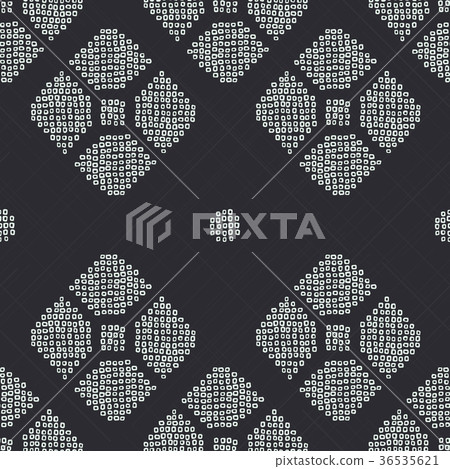 Wavy seamless pattern. Japanese Shibori ornament. Wavy seamless pattern. Japanese Shibori ornament. 36535621