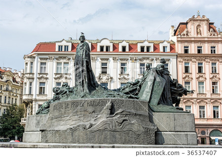 Jan Hus Memorial, Old Town Square, Prague, Czech 36537407
