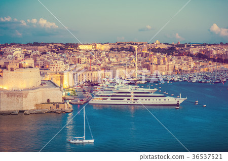 view of Fort St Angelo from Upper Barrakka Gardens 36537521