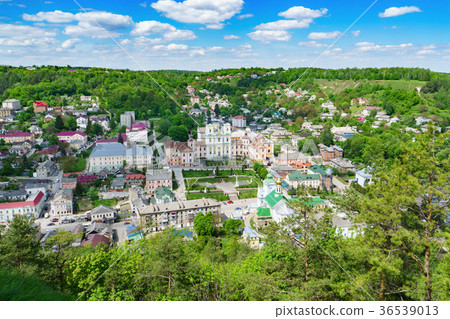 Top aerial cityscape close up view. Top aerial cityscape close up view. 36539013
