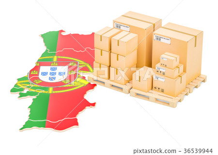 Shipping and Delivery from Portugal concept 36539944
