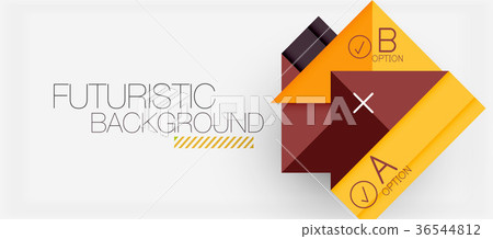 Minimalistic triangle modern banner design Minimalistic triangle modern banner design 36544812