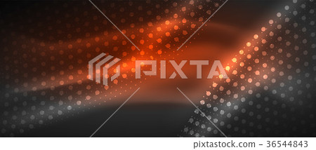 Smooth smoke particle wave 36544843