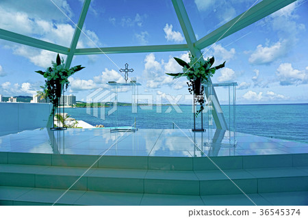 Image of Okinawa resort wedding 36545374