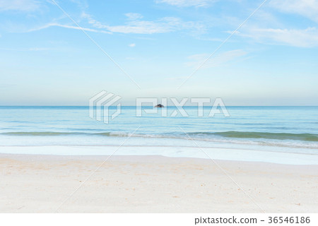 Empty sea and beach background with copy space 36546186