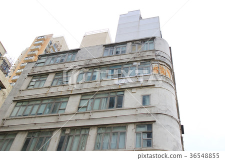 Tong lau old house at hong kong at 2017 Tong lau old house at hong kong at 2017 36548855