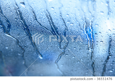 Rain on glass Rain on glass 36551476