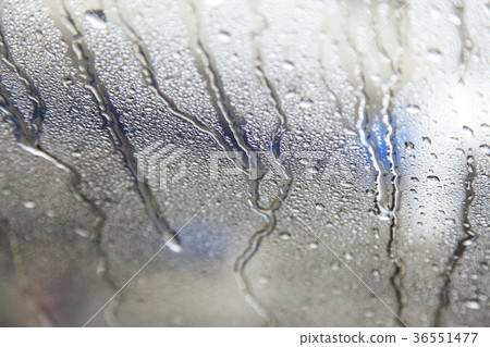 Rain on glass 36551477