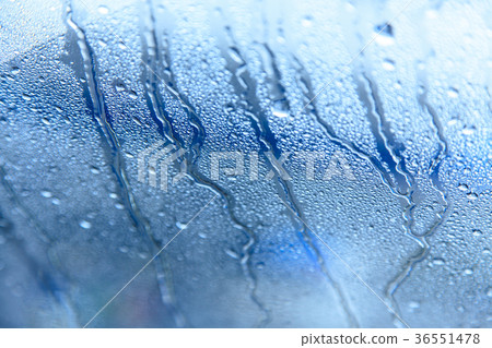 Rain on glass 36551478